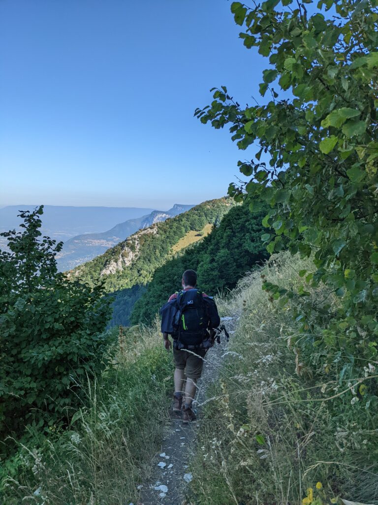 2 jours de randonnée-bivouac dans les Bauges à la pointe de la Galoppaz