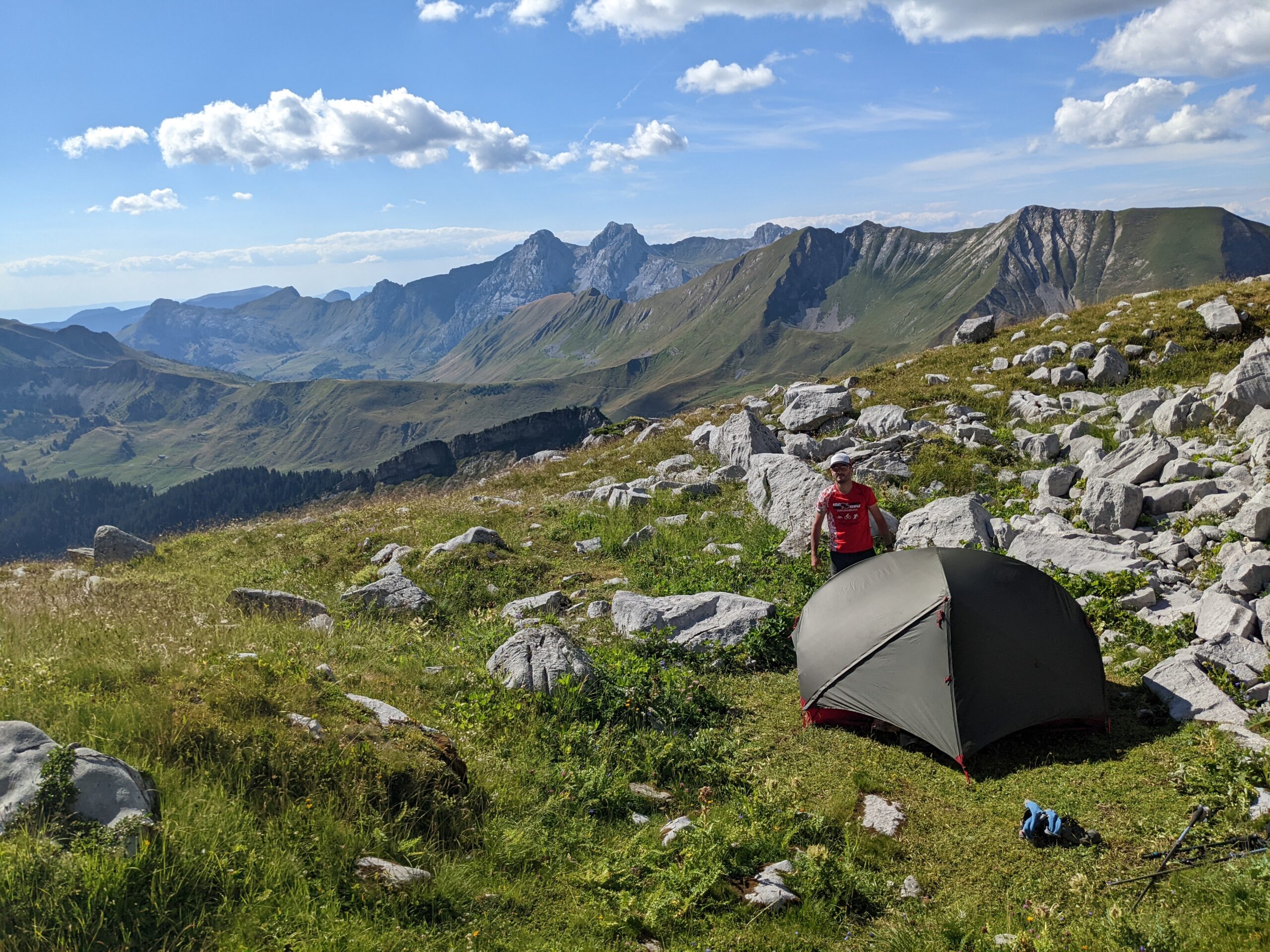 3 jours de randonnée-bivouac dans les Aravis
