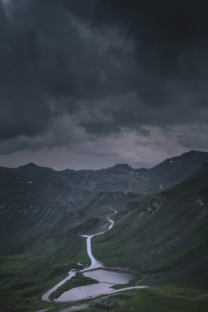 Orage en randonnée