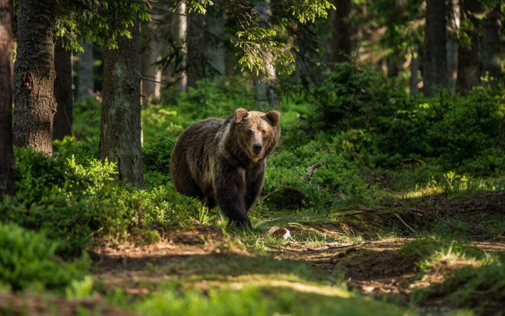 Ours en randonnée