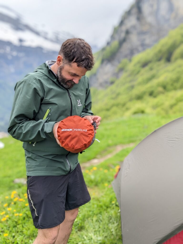 Test du sac de couchage MT900 0° Forclaz en duvet