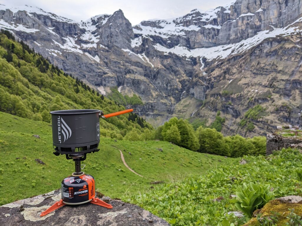 Test du réchaud Jetboil Stash ultra léger en randonnée