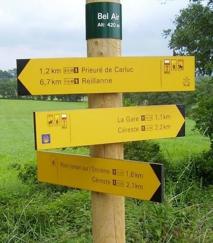 Le balisage des chemins de randonnée en France