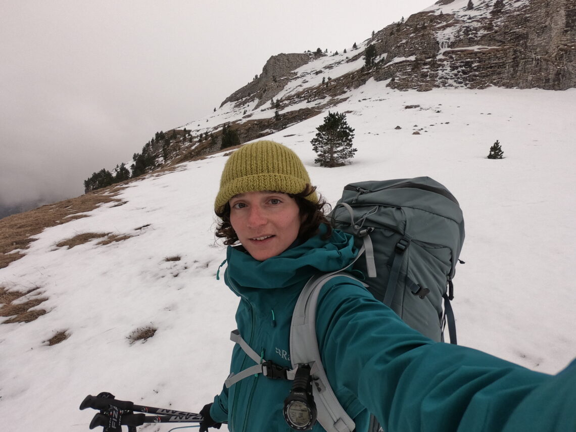 Randonnée dans le Dévoluy en hiver