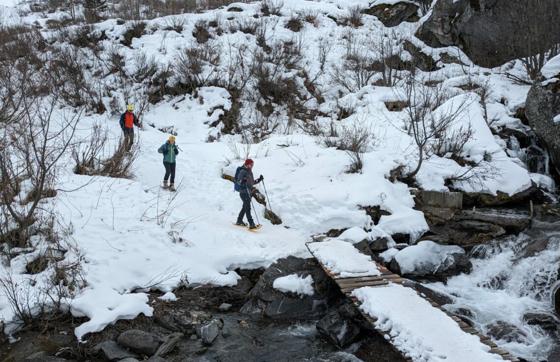 Randonnée en raquettes au Lac du Lou - Les Menuires