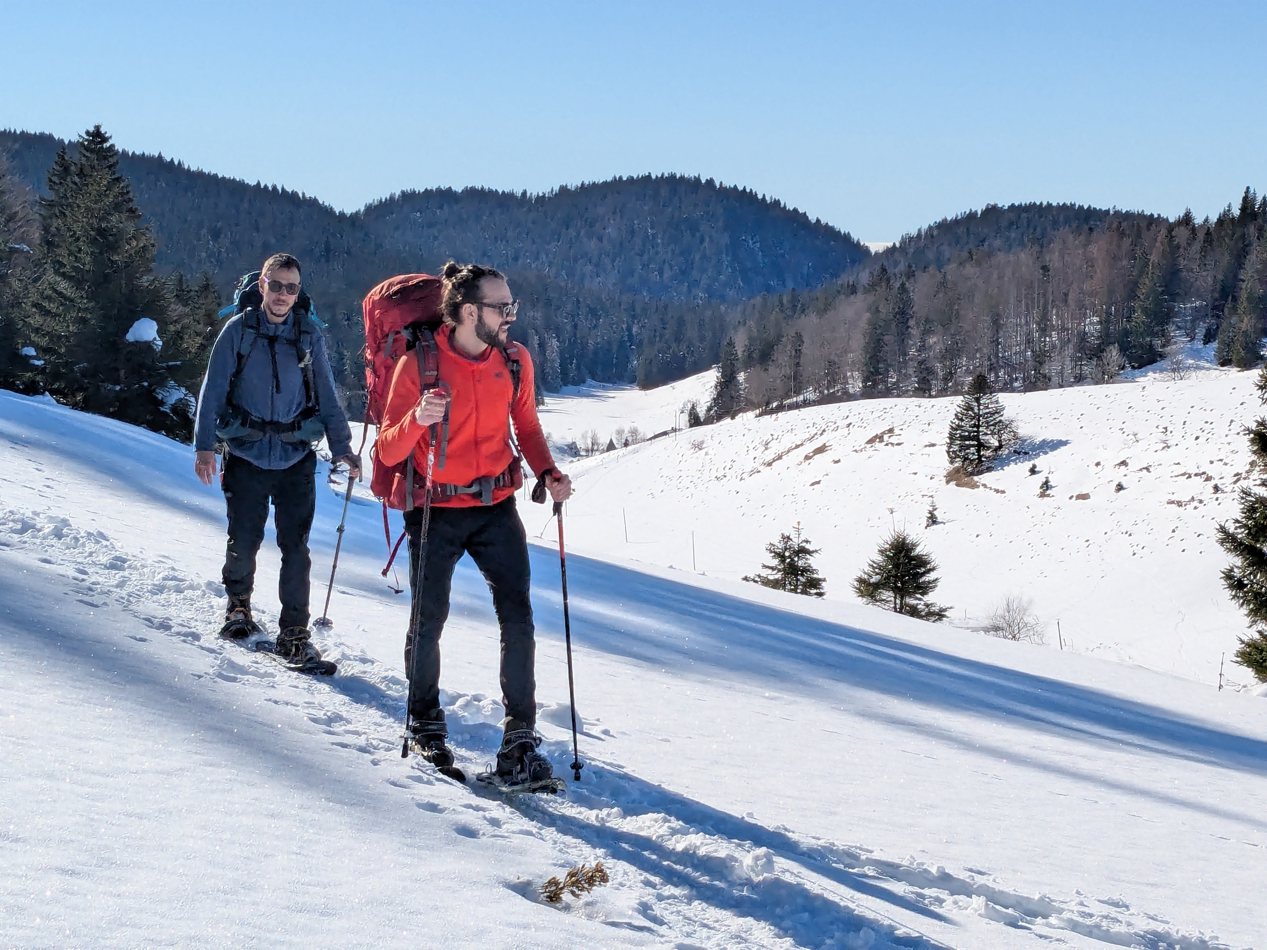Grande Traversée du Jura en raquettes