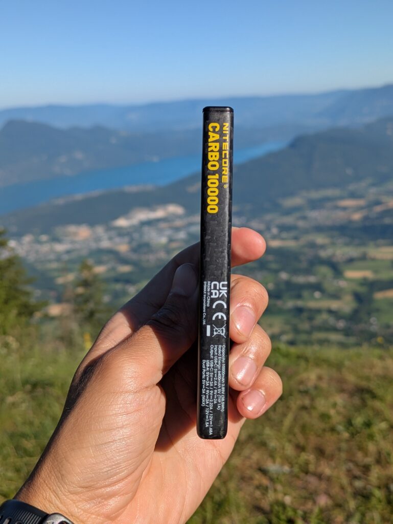 Batterie externe Nitecore Carbo 10000 — Test & avis